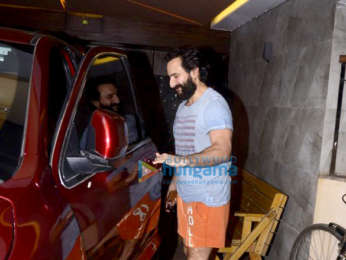 Saif Ali Khan spotted at a clinic in Bandra