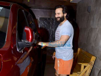 Saif Ali Khan spotted at a clinic in Bandra