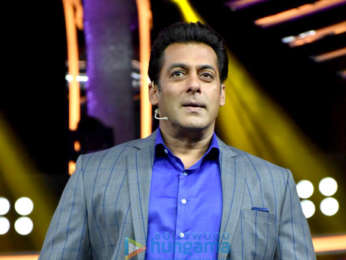 Salman Khan snapped attending the Dus Ka Dum press meet