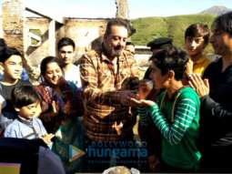 Here’s how Sanjay Dutt celebrated a kid’s birthday on the sets of Torbaaz [See pics]