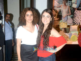 Sanya Malhotra and Radhika Madan spotted at Bastian in Bandra