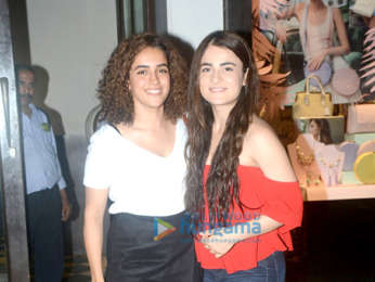Sanya Malhotra and Radhika Madan spotted at Bastian in Bandra