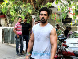 Saqib Saleem spotted at the gym
