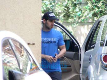 Shahid Kapoor, Sooraj Pancholi and Nidhhi Agerwal snapped at the gym