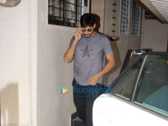 Sidharth Malhotra snapped at the Matrix office