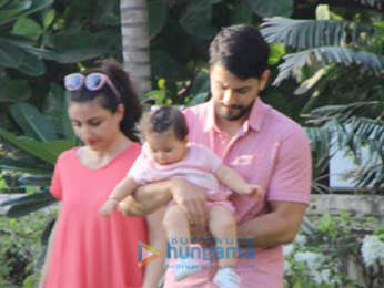 Soha Ali Khan and Kunal Khemu at Amrita Arora's house