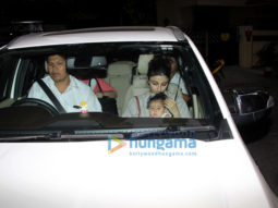 Soha Ali Khan and her daughter snapped at Saif Ali Khan’s house