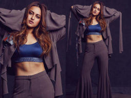 Athleisure jacket, flared pants and those fabulous ABS – Sonakshi Sinha is a hoot!