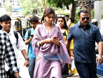 Sonam Kapoor Ahuja snapped at Veere Di Wedding promotions