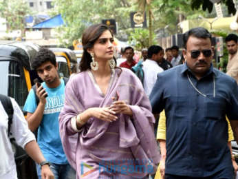 Sonam Kapoor Ahuja snapped at Veere Di Wedding promotions