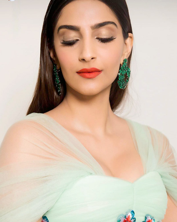 Sonam Kapoor sports statement earrings from Degrisogono