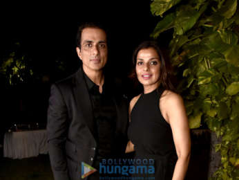 Sonu Sood and Iulia Vantur at Hothur foundation