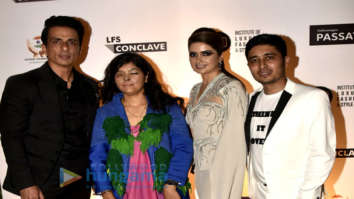 Sonu Sood and Iulia Vantur at Hothur foundation