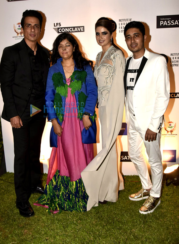 Sonu Sood and Iulia Vantur at Hothur foundation Sonu Sood and Iulia Vantur at Hothur foundation