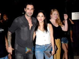 Sunny Leone and Zayed Khan spotted at Tara B Hotel in Juhu