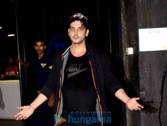 Sunny Leone and Zayed Khan spotted at Tara B Hotel in Juhu