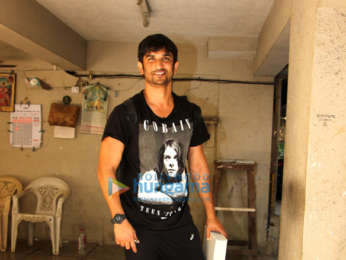 Sushant Singh Rajput and Sara Ali Khan spotted at Abhishek Kapoor's office