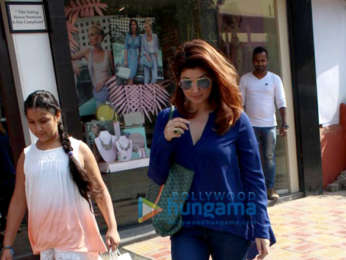 Taimur Ali Khan, Twinkle Khanna and Karan Singh Grover spotted at Bandra
