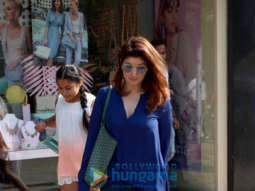Taimur Ali Khan, Twinkle Khanna and Karan Singh Grover spotted at Bandra