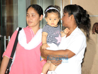 Taimur Ali Khan and Inaaya Naumi Kemmu spotted in Bandra