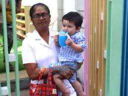 Taimur Ali Khan and Laksshya Kapoor snapped at their playschool