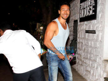 Tiger Shroff spotted at Korner House, Bandra
