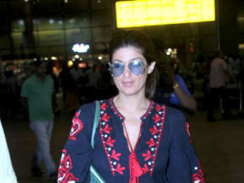 Twinkle Khanna, Prachi Desai, and Ayushmann Khurrana snapped at the airport