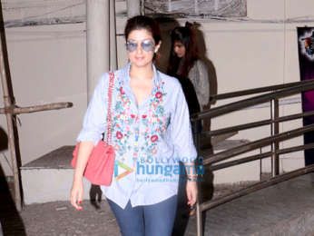 Twinkle Khanna with Karan Kapadia spotted at PVR, Juhu