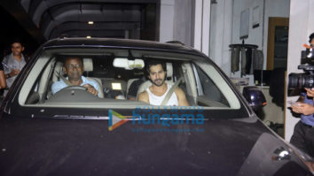 Varun Dhawan and Aayush Sharma spotted at gym in Bandra