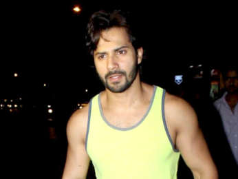 Varun Dhawan and Prashant Sawant snapped at Body Sculptor gym