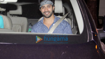 Varun Dhawan snapped at the gym