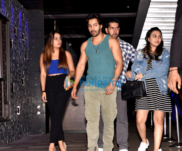 Varun Dhawan snapped with family for dinner