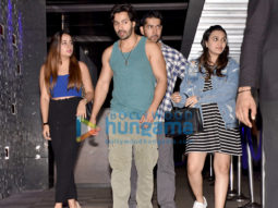 Varun Dhawan was seen having dinner with Natasha Dalal and his family