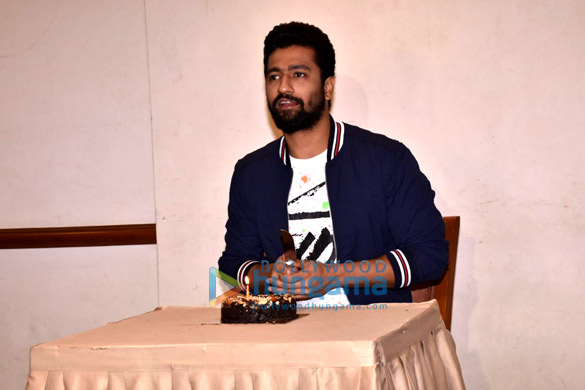 Vicky Kaushal snapped celebrating his birthday Vicky Kaushal snapped celebrating his birthday