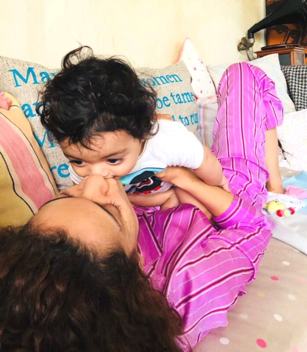 We can’t get over this CUTE picture of Kangana Ranaut kissing her nephew Prithvi Raj