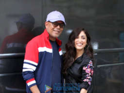 Yami Gautam and Saqib Saleem snapped shooting for an ad