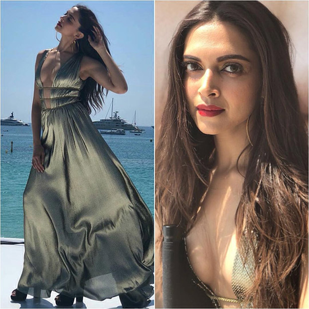 Deepika Padukone in Alberta Ferretti at Cannes