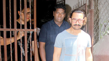 Aamir Khan spotted at Shankar Mahadevan’s studio in Bandra