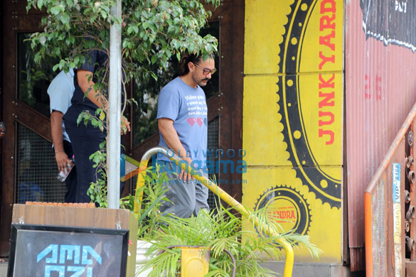 aamir khan spotted at a spa 4