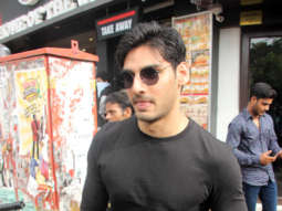 Ahan Shetty spotted at Bastian in Bandra