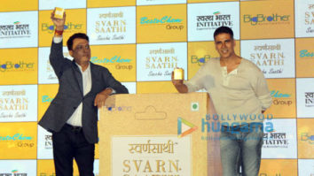 Akshay Kumar snapped at Svarn Saathi launch at Novotel Hotel in Juhu