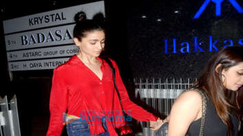 Alia Bhatt spotted at the Hakkasan in Bandra