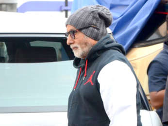 Amitabh Bachchan snapped post the shoot of Brahmastra