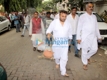 Anil Sharma's mother's funeral