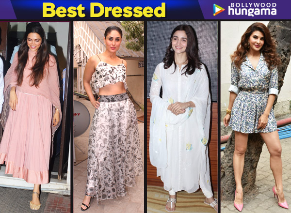 600px x 440px - Weekly Best Dressed Celebrities: Deepika Padukone, Kareena Kapoor Khan,  Alia Bhatt, Jacqueline Fernandez and Esha Gupta bring back pastels, florals  and stripes! : Bollywood News - Bollywood Hungama
