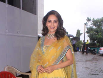 Nawabzaade cast Raghav Juyal, Dharmesh Yelande and Punit Pathak snapped shooting with Madhuri Dixit on the sets of Dance Deewane