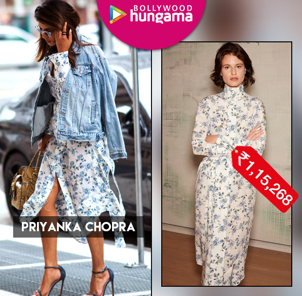 Celebrity Splurges - Priyanka Chopra floral dress