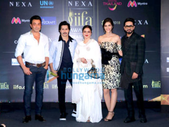 Celebs attend the IIFA 2018 press conference at J W Marriott in Juhu