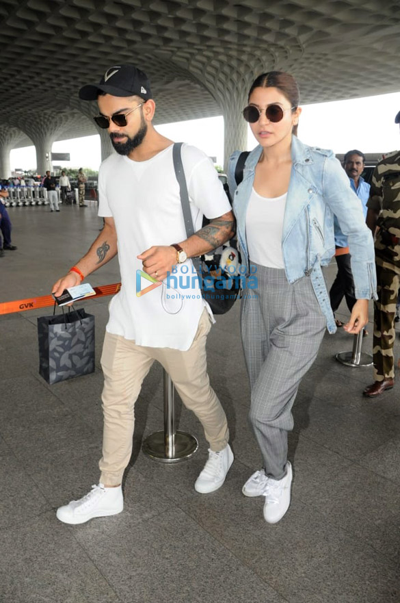 daisy shah anushka sharma virat kohli and saqib saleem snapped at the airport 6