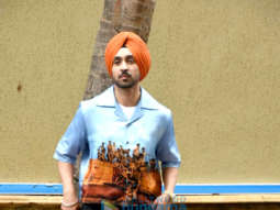 Diljit Dosanjh snapped promoting his film Soorma